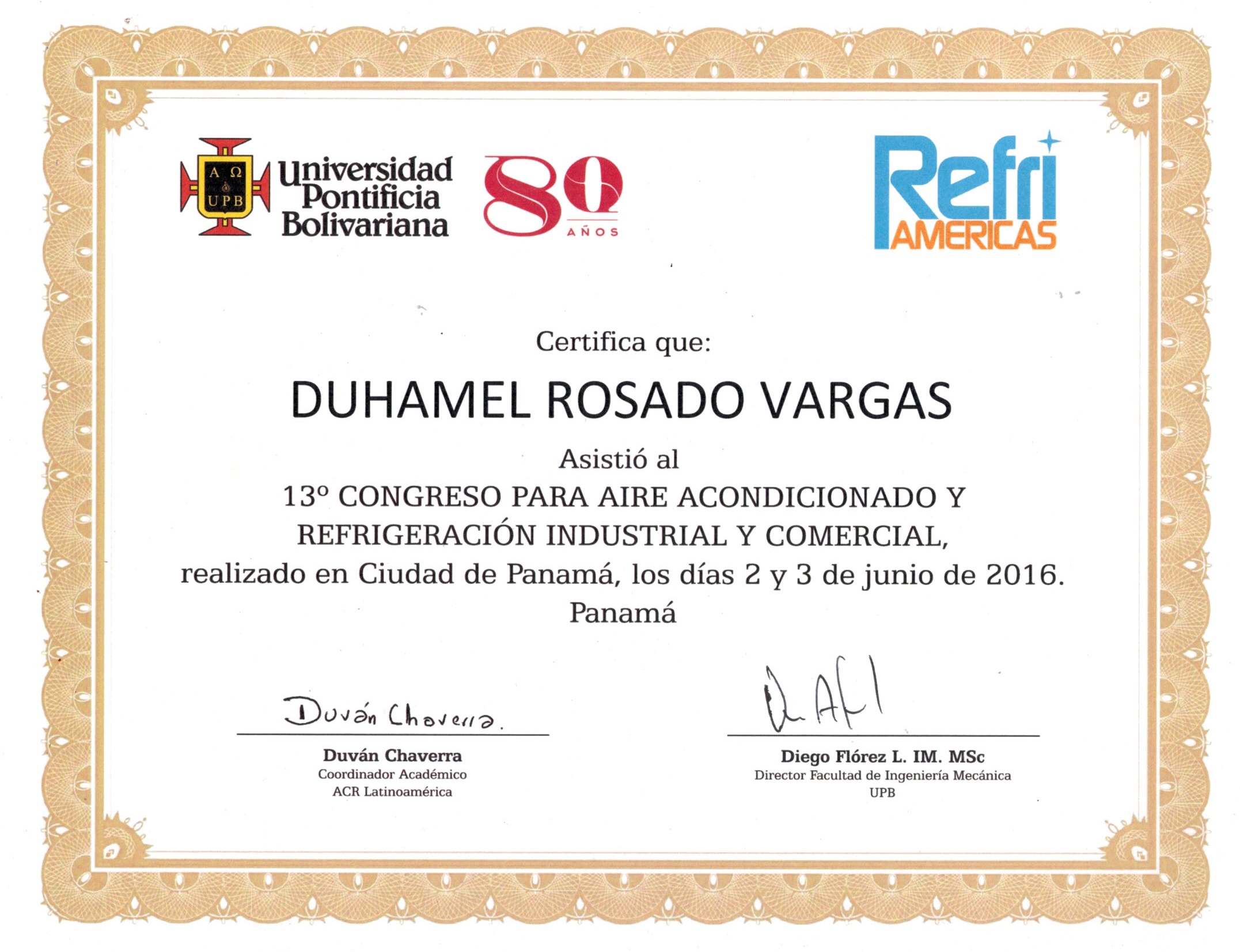 13 Congreso AC y Refrig Inductrial y Comercial – Panamá RefriAmericas